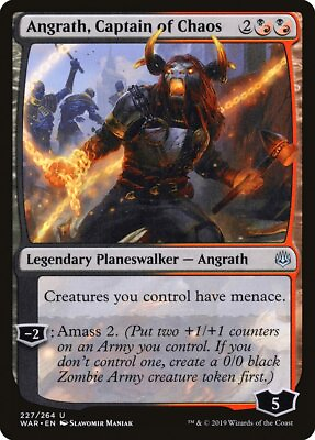 #ad Angrath Captain of Chaos War of the Spark Magic MTG $1.30
