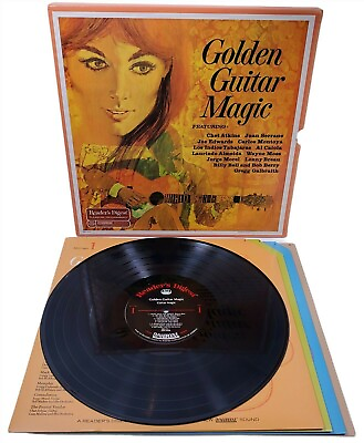 #ad Reader#x27;s Digest Golden Guitar Magic Many Styles 4 Record Box Set RDA 75 A 1969 $7.25