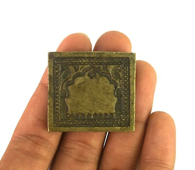 #ad Original Bronze jewelry Stamp Vintage Beautiful Dye Rare Collectible G46 423 $54.99