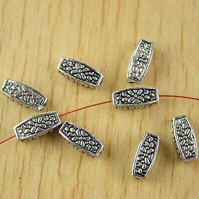 #ad 20pcs Tibetan silver flower spacer beads H2410 $2.50