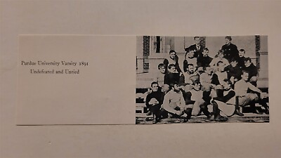 #ad Purdue University 1891 1913 Football Team Picture Made in 1934 $16.00