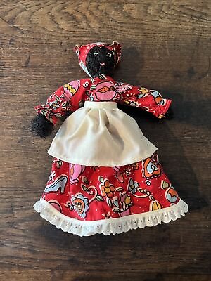 #ad Vintage Brazilian Bahia Doll Folk Art Handmade Cloth Doll Antique Doll 12” $34.30