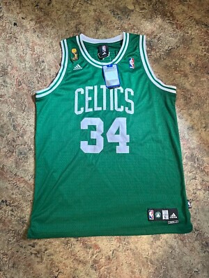 #ad Paul Pierce Autograph Signed Boston Celtics Green Away Jersey ***Size Large $140.00