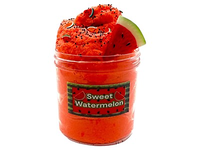#ad Sweet Watermelon Scented Cloud Dough Pink Red Fruit Slime $12.99