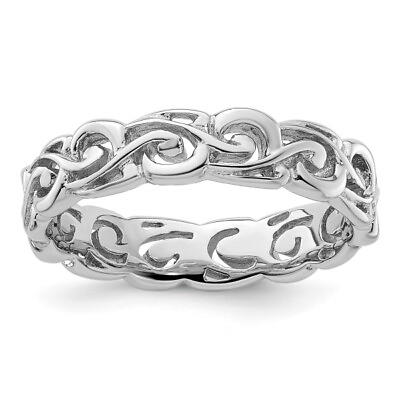 #ad 925 Sterling Silver Stackable Ring $87.00