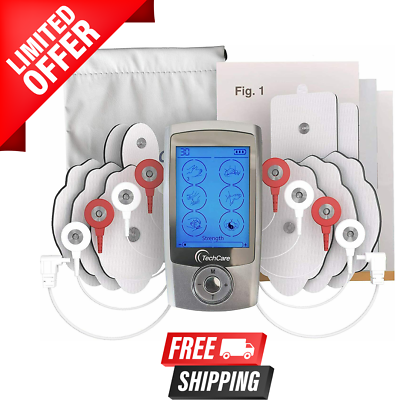 #ad Rechargeable Portable Compact Tens Unit Muscle Stimulator Pulse Massager Device $19.99