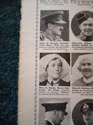 #ad 76 1 Ephemera 1940 small picture Red Cross miss a Ralph GBP 2.40