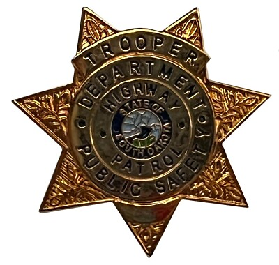 #ad Lot of 24 South Dakota Dept Public Safety Badge Hat Cap Lapel Pin PO 542 $58.88