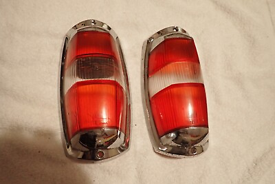 #ad Pair of Mercedes W121 190SL K 12360 Tail Lights with Chrome Frame. $300.00