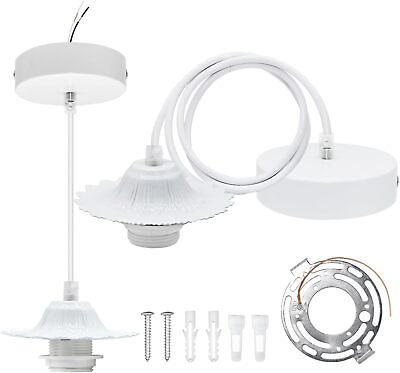#ad 120CM Cable Pendant Light Kit Mini Hanging Light Fixture DIY Pendant Light... $11.29