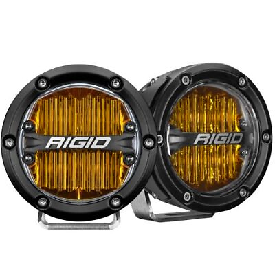 #ad Rigid 36121 360 Series Pro SAE 4in Fog Light Yellow Pair $388.78