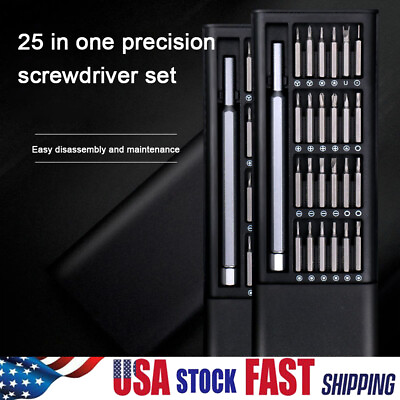 #ad Screwdriver Set Magnetic Screw Driver Kit Bits Precision Electric Mini Tools US $14.24