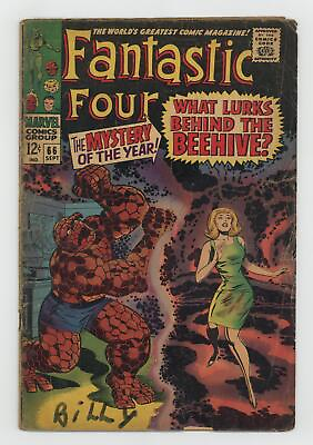 #ad Fantastic Four #66 GD 2.0 1967 $35.00