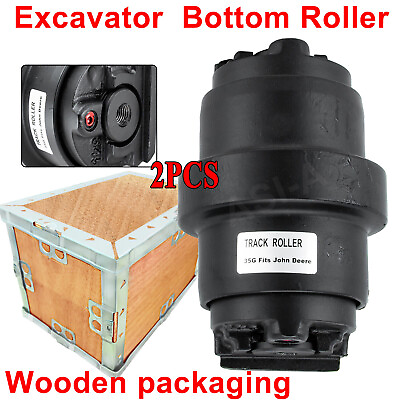 #ad 2PCS Track Roller Bottom Roller For John Deere 35G Excavator Undercarriage US $258.00