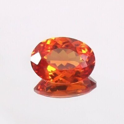 #ad AAA 5.6 Ct Natural Ceylon Padparadscha Flawless Sapphire Loose Oval Cut Gemstone $23.39