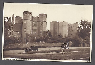 #ad Kenilworth Castle Gate House amp; Caesar#x27;s Tower 67659 Postcard Old Cars $6.95