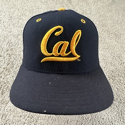#ad Vintage Cal Berkeley Bears Hat Cap Men’s 7 1 4 Blue Fitted New Era 90s Y2K $39.99