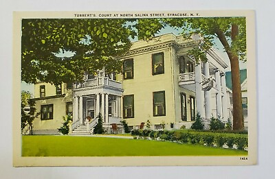 #ad Tubbert#x27;s Court North Salina St. Syracuse N.Y. Post Card Unposted #1454 $5.94