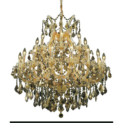 #ad Elegant Lighting 2800D36G GT RC Maria Theresa Mini Chandelier Gold $2580.00