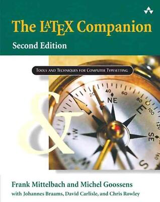 #ad LaTeX Companion The by Michel Goossens English Paperback Book $67.24