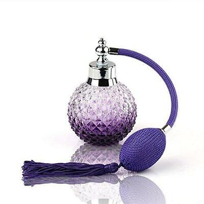 yueton 100ml Vintage Crystal Style Refillable Perfume Atomizer Spray Bottle $19.09