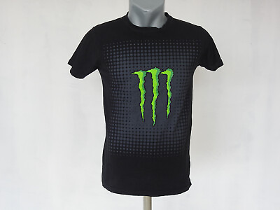 #ad Monster Mens T Shirt Black Size M Fox Cotton Elastane Jersey $12.75