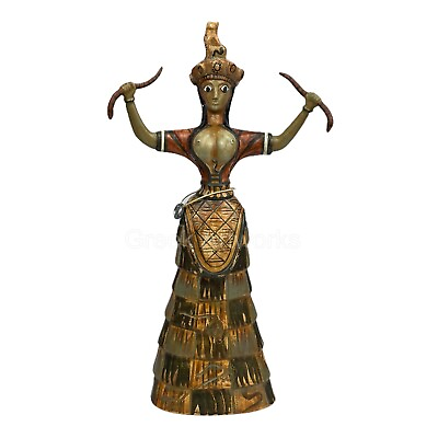 #ad Snake Goddess of Fertility amp; Sexuality Figurine Minoan Knossos Cnossos Sculpture $94.90