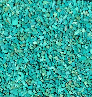 #ad Turquoise Gemstone Chips Nugget No Hole Undrilled Bottles Jewelry Gem Blue Small $11.72
