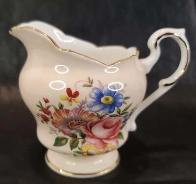#ad PARAGON PORCELAIN MINI CREAMER BY APPOINTMENT HER MAJESTY THE QUEEN ENGLAND ROSE $16.00