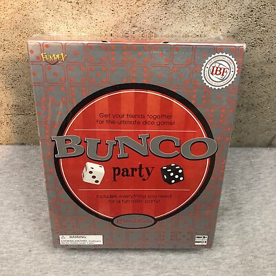 #ad NEW Fundex Bunco Party Family Dice Game SEALED 2004 Edition $11.24