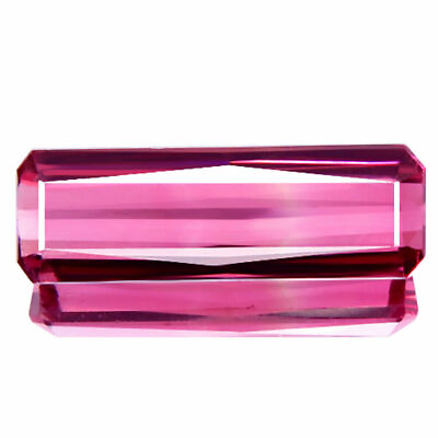 #ad Vivid Awesome Pink Natural Tourmaline 4.52ct Flawless Octagon Perfect Brazil Gem $200.00