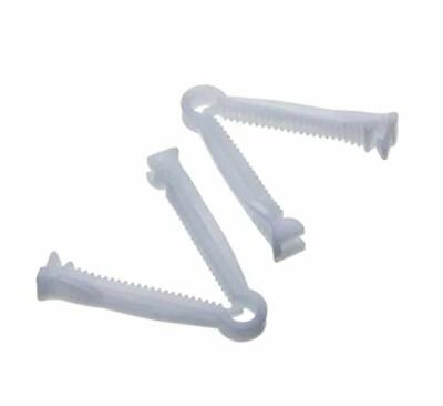 #ad 100 White Umbilical Cord Clamps for Veterinary or Home Birth Supply $30.00