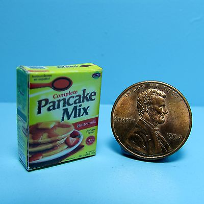 #ad Dollhouse Miniature Detailed Replica Pancake Mix Box G054 $2.24