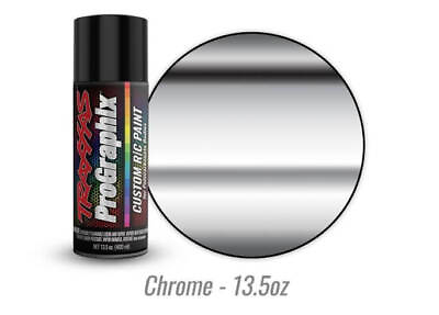 #ad Traxxas Chrome ProGraphix 13.5oz Spray RC Body Paint 5046X $29.99