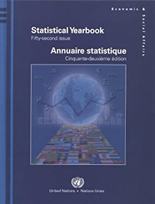 #ad Statistical Yearbook Fifty Second Issue Hardcover United Nation $5.22