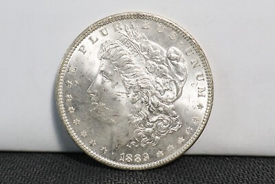 #ad 1889 Morgan Silver Dollar $85.00