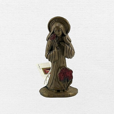#ad St Therese of Lisieux Statue Wall Hanging In The Company of Saints 8quot; Handmade $36.99