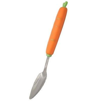#ad #ad Stainless Steel Carrot Spoon for Home and Babies Orange $9.74