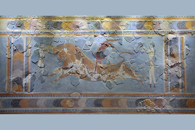 #ad Poster Many Sizes; Minoan fresco from Knossos $48.48