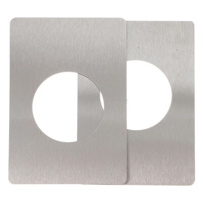 #ad 2pcs Door Hole Cover Plate Repair Plate Door Reinforcement Plate for Door Knob $9.40