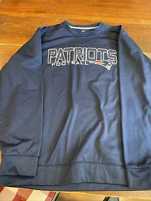 #ad Majestic New England Patriots Men’s XL Pullover Sweatshirt $19.50