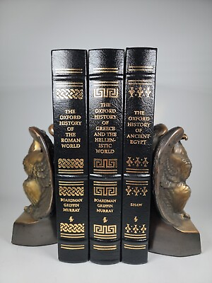 #ad Easton Press Oxford History Roman World Ancient Egypt Greece 3 Volume Book Set $395.00