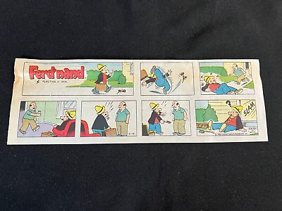 #ad #Q04 FERD#x27;NAND by Mik Sunday Quarter Page Comic Strip August 28 1983 $1.99