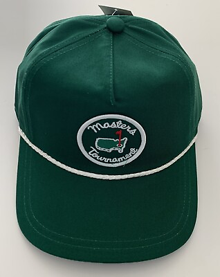 #ad Masters golf Hat green vintage round logo with rope 2024 Masters pga new $71.95