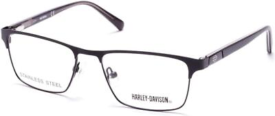 #ad Harley Davidson HD0132T Matte Black 002 Metal Small Eyeglasses Frame 49 16 130 $99.60