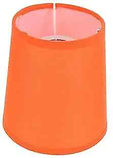 #ad Chandelier Shades Cloth Lampshade Cloth Pendant Lamp Cover Chandelier Orange $31.15