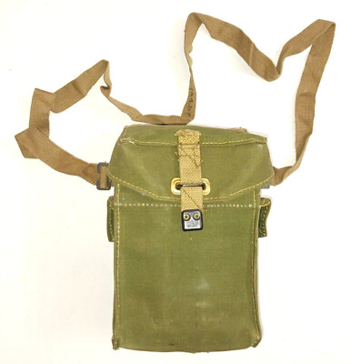 #ad Genuine WWII Dated Webbing Haversack British Engineer Canvas Shoulder Bag $19.95