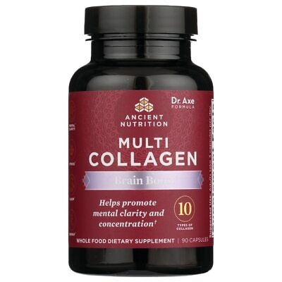#ad Ancient Nutrition Multi Collagen Brain Boost 90 Caps $46.71