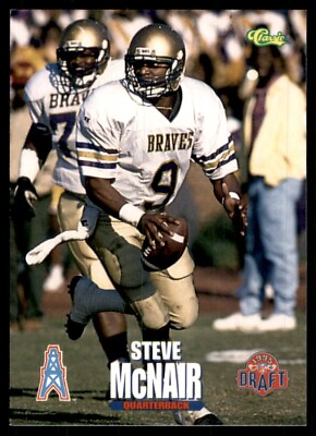 #ad 1995 Classic NFL Rookies Steve McNair Houston Oilers #3 $1.00