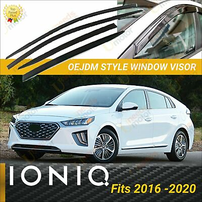 #ad For Ioniq 2016 2022 OEJDM Style Window Vent Visor Wind Guard Deflector $39.99
